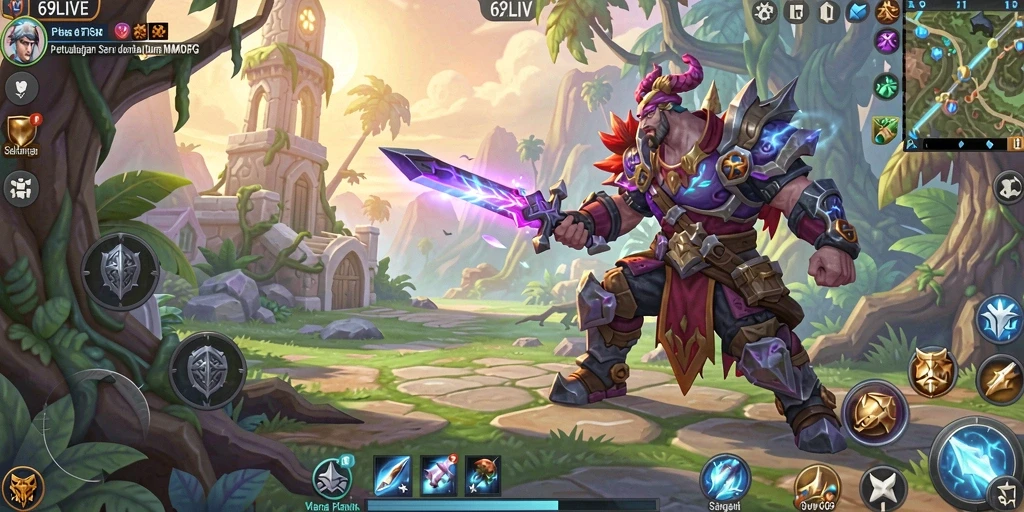 Screenshot dari gameplay <strong>69LIVE</strong> menampilkan pertempuran epik dengan teman-teman.