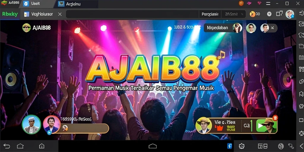 Tampilan gameplay AJAIB88 yang menarik dan penuh warna.