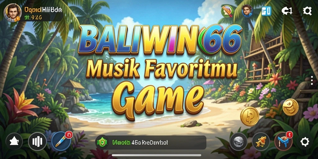 Screenshot BALIWIN66 menampilkan antarmuka musik yang menarik.