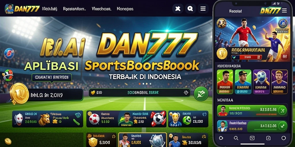 Tampilan gameplay menyenangkan dan interaktif dari aplikasi Sportsbook.