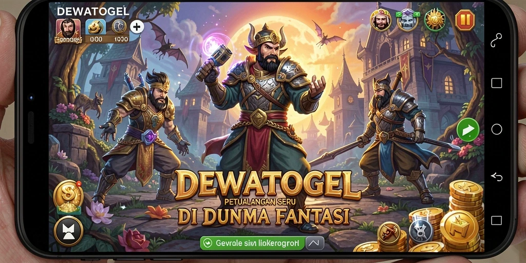 Tampilan gameplay DEWATOGEL yang seru dan mendebarkan.