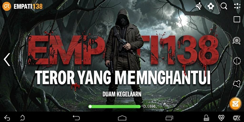 Screenshot utama EMPATI138 menampilkan suasana mencekam dari gameplay.