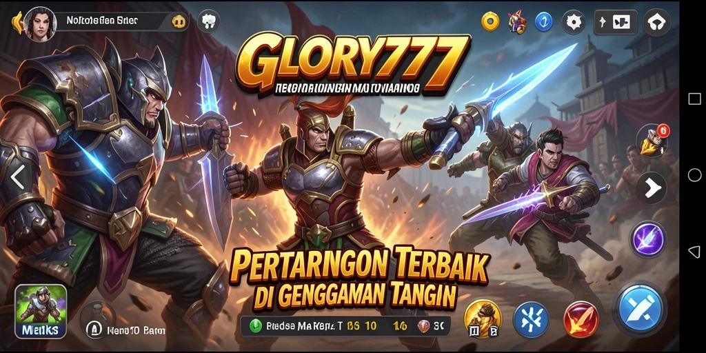 Tangkapan layar GLORY777 menampilkan aksi pertarungan yang intens dan mendebarkan.