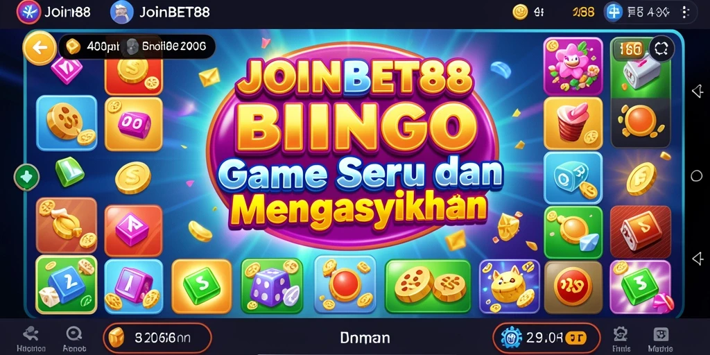 Gameplay seru Bingo di JOINBET88 dengan interaksi pemain.