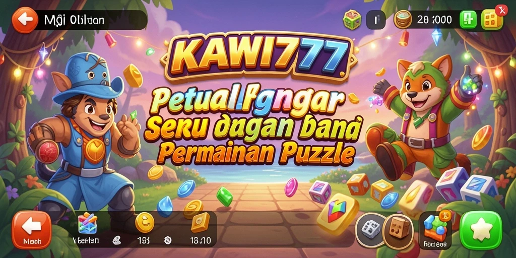 Gameplay KAWI777 menunjukkan tantangan puzzle yang seru dan beragam.