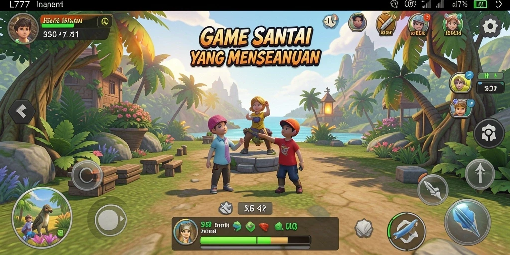 Screenshot L777 menampilkan gameplay yang asyik dan seru.