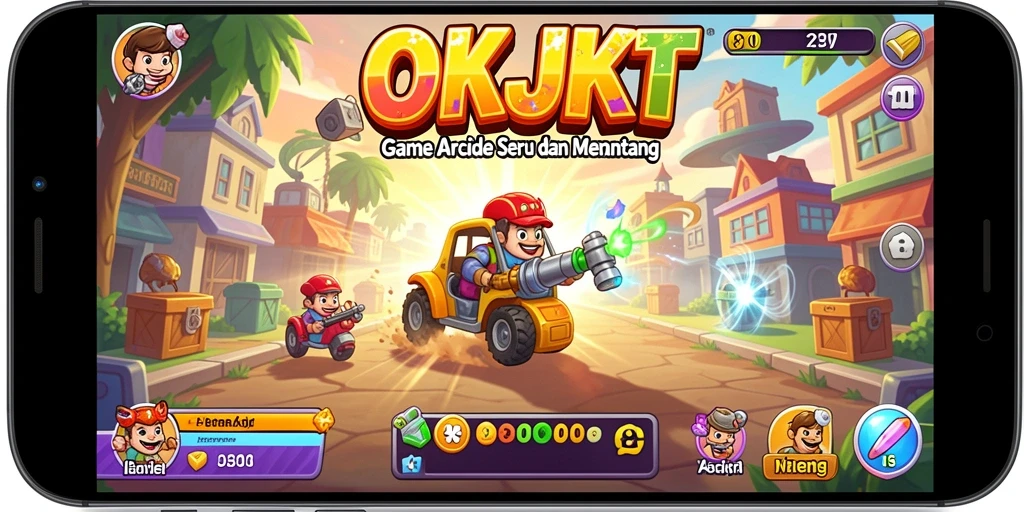 Gameplay OKJKT dengan tantangan seru dan grafis yang menarik.