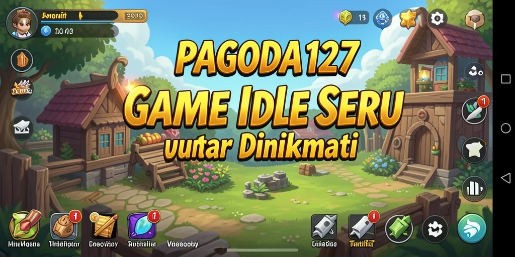 Tampilan screenshot utama dari gameplay yang santai di PAGODA127.