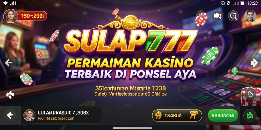 Tampilan gameplay <strong>SULAP777</strong> yang menakjubkan dan menarik.