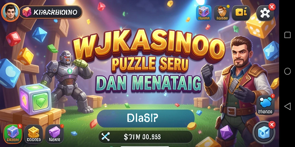 Screenshot WJKASINO menampilkan gameplay seru dan menantang dalam kategori Puzzle.